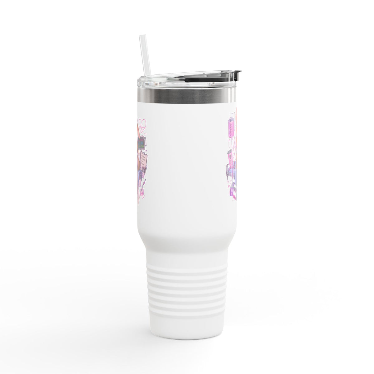Insulated Travel Mug — Nurse Bunny