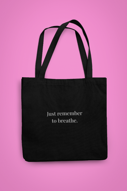 Canvas bag - Breathe backside