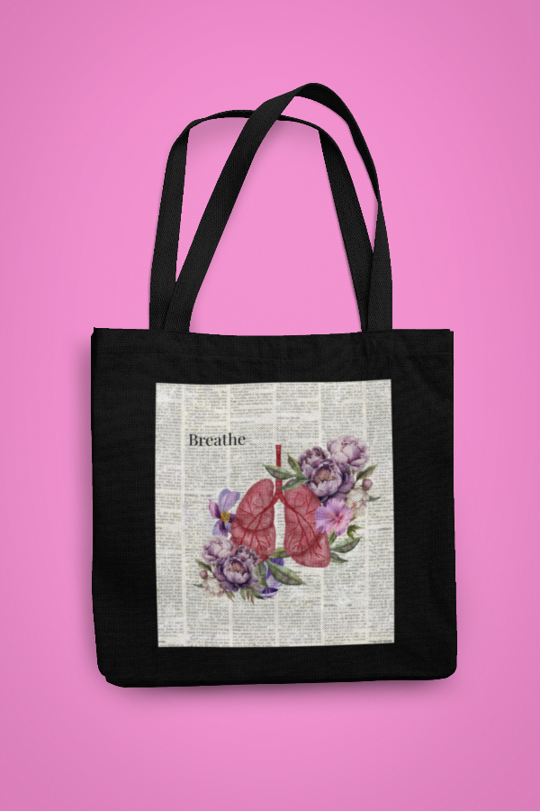 Canvas bag - Breathe frontside