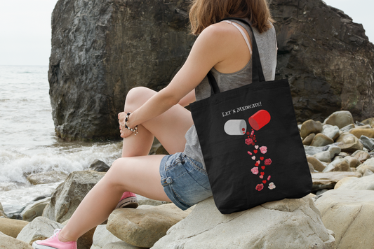 Canvas bag - Lets medicate