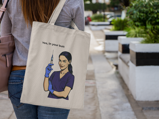 Canvas bag - Yes, in your butt