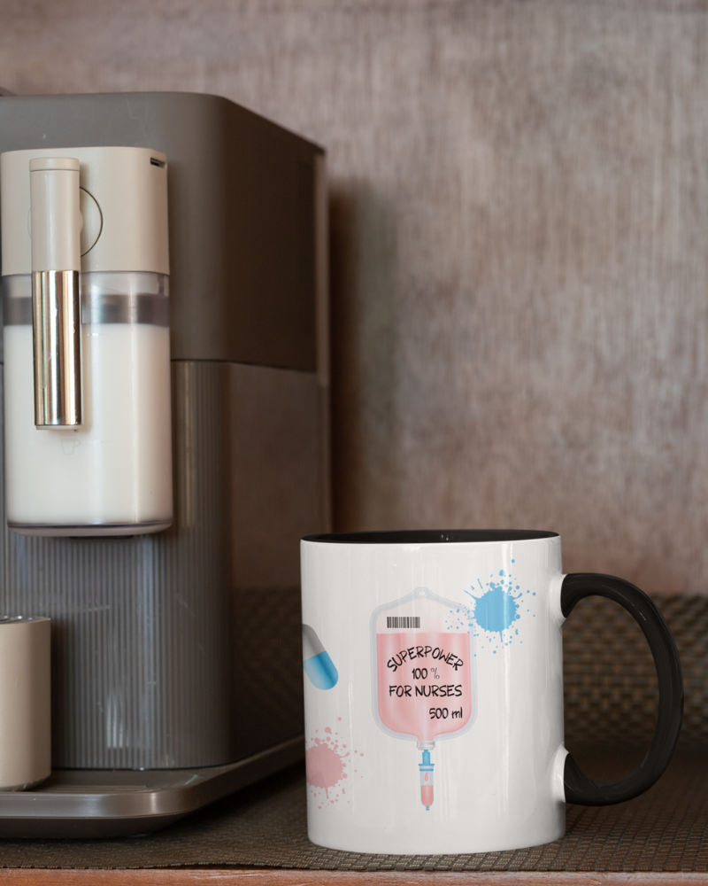 Coffee mug - Superpower black