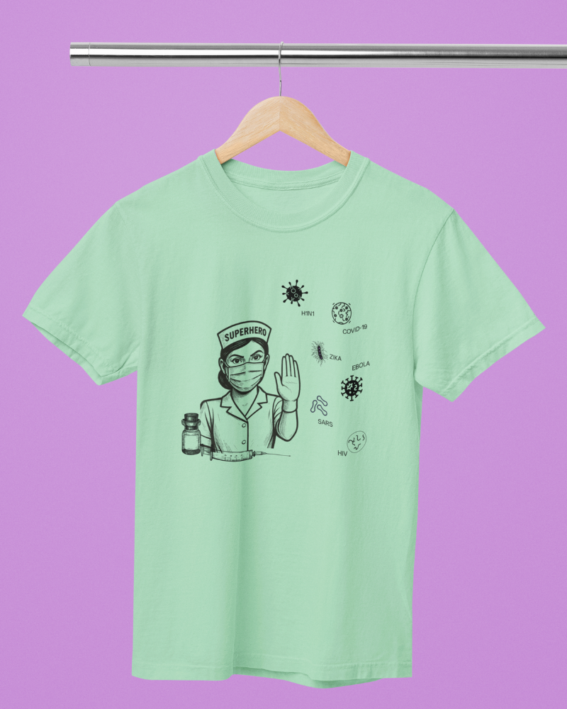 Tee shirt - Stop Covid-19 green
