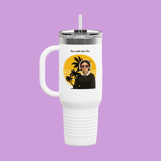 Travel mug - Go with the Flo