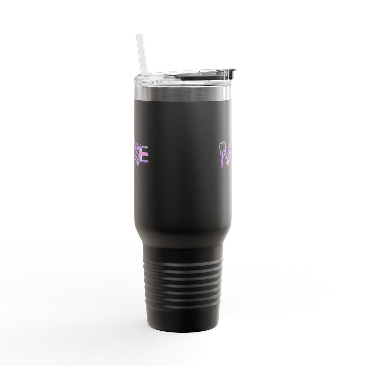 Insulated Travel Mug — Nurse Stethoscope Script
