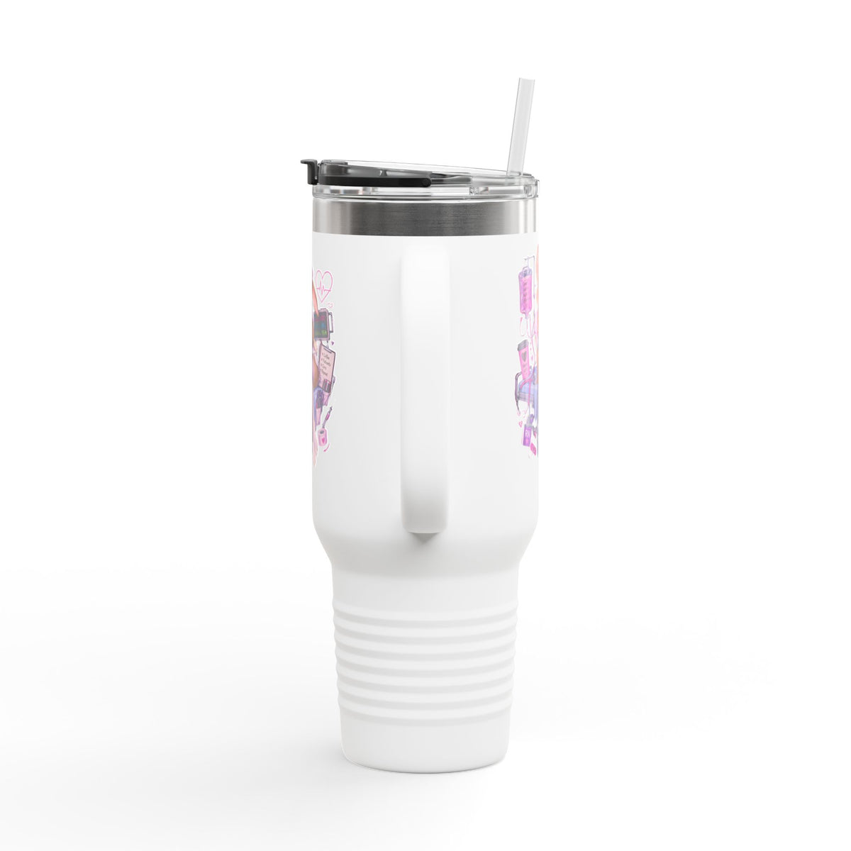 Insulated Travel Mug — Nurse Bunny